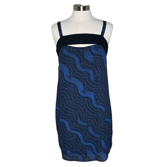 Trouve M peekaboo ribbon strap shift dress - Picture 1 of 7